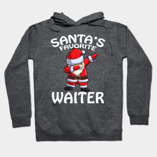 Santas Favorite Waiter Christmas Hoodie